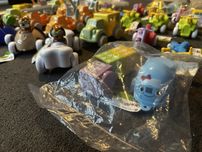 Viking Toys autka pastelowe 28szt