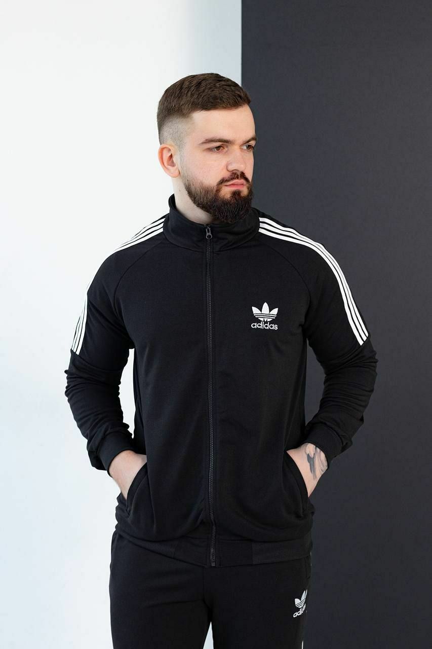 Adidas Адідас без капюшона чоловічий спортивний костюм літній S-2XL