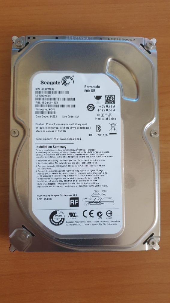 HDD Seatage 500 Gb