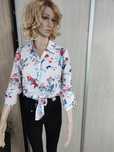 Koszula damska firmy Anna Rose , biała w print kwiatowy, roz M