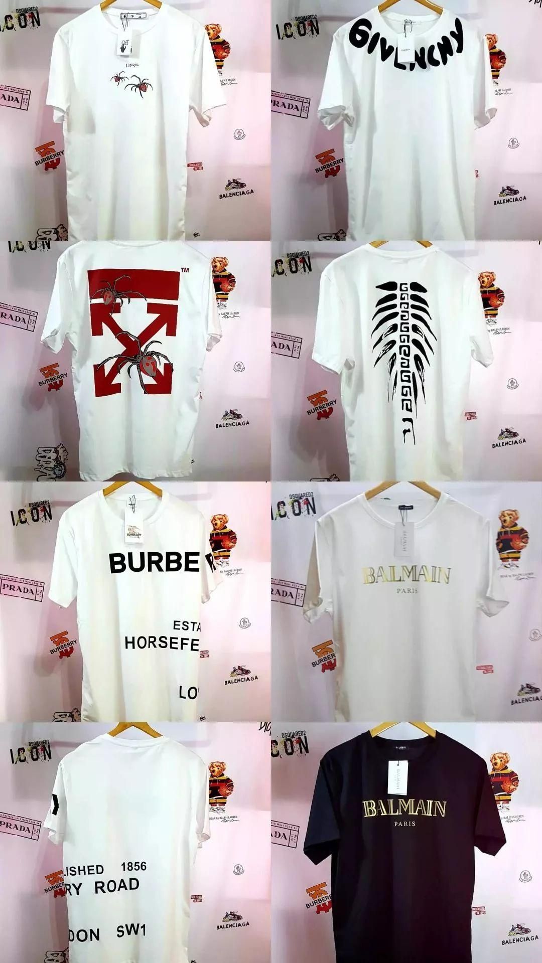 Off white / Balenciaga / Balmain / Palm angels - T-shirt