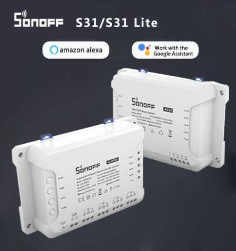 Sonoff 4CH  - Interruptor WiFi RF 4 Canais Inteligente