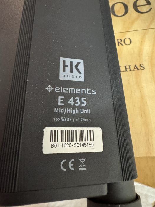 Coluna amplificada profissional HK