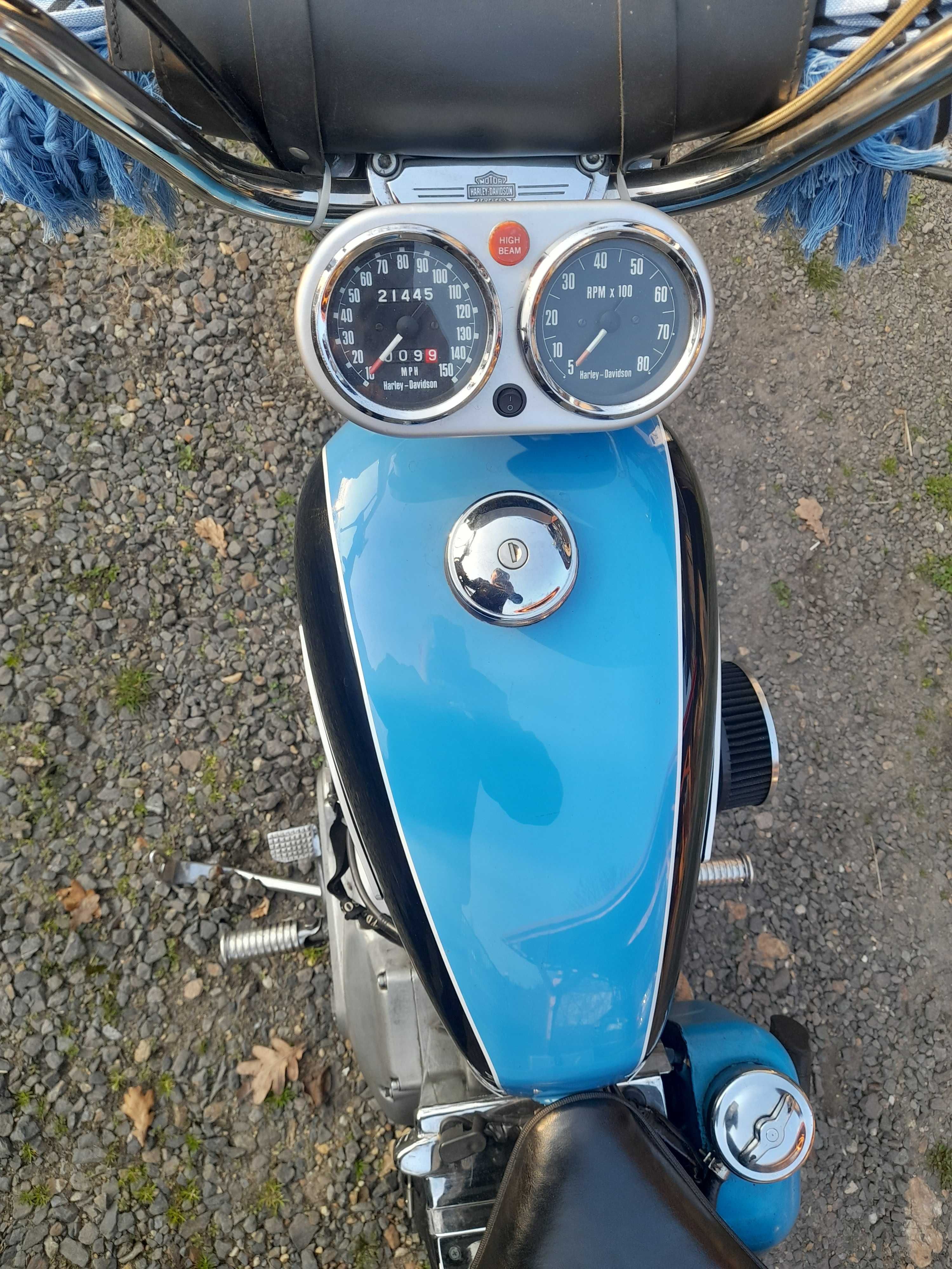 Harley Davidson Ironhead 1000 XLCH 1974 kopniak