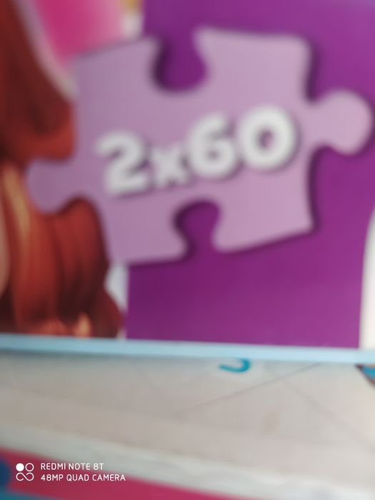 Dwa komplet puzzli 8 zł wyprzedaż