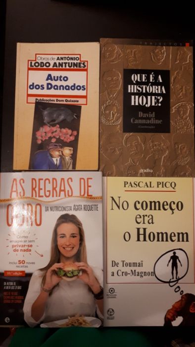 Livros diversos antigos