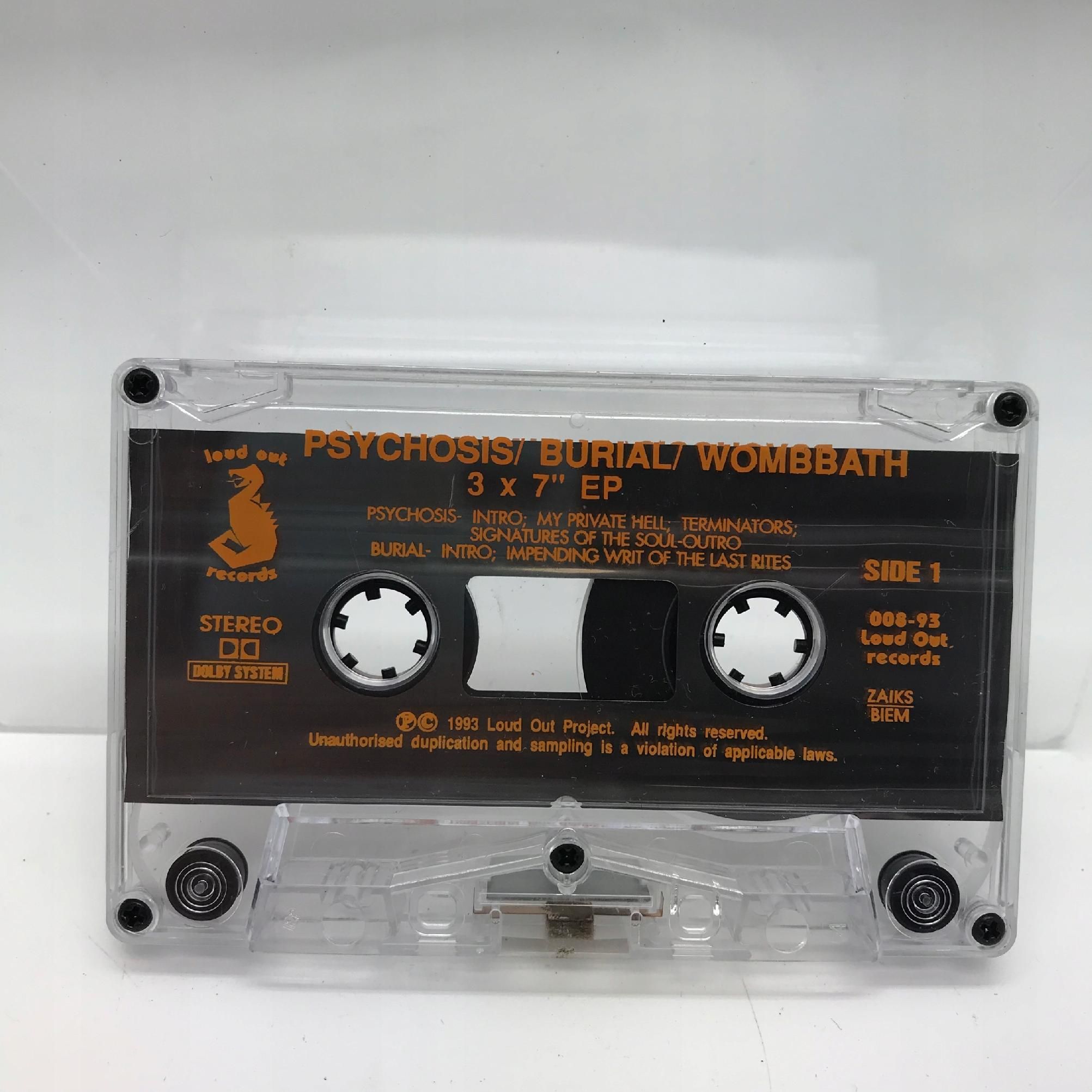 kaseta - psychosis / burial / wombath - 3x7 ep