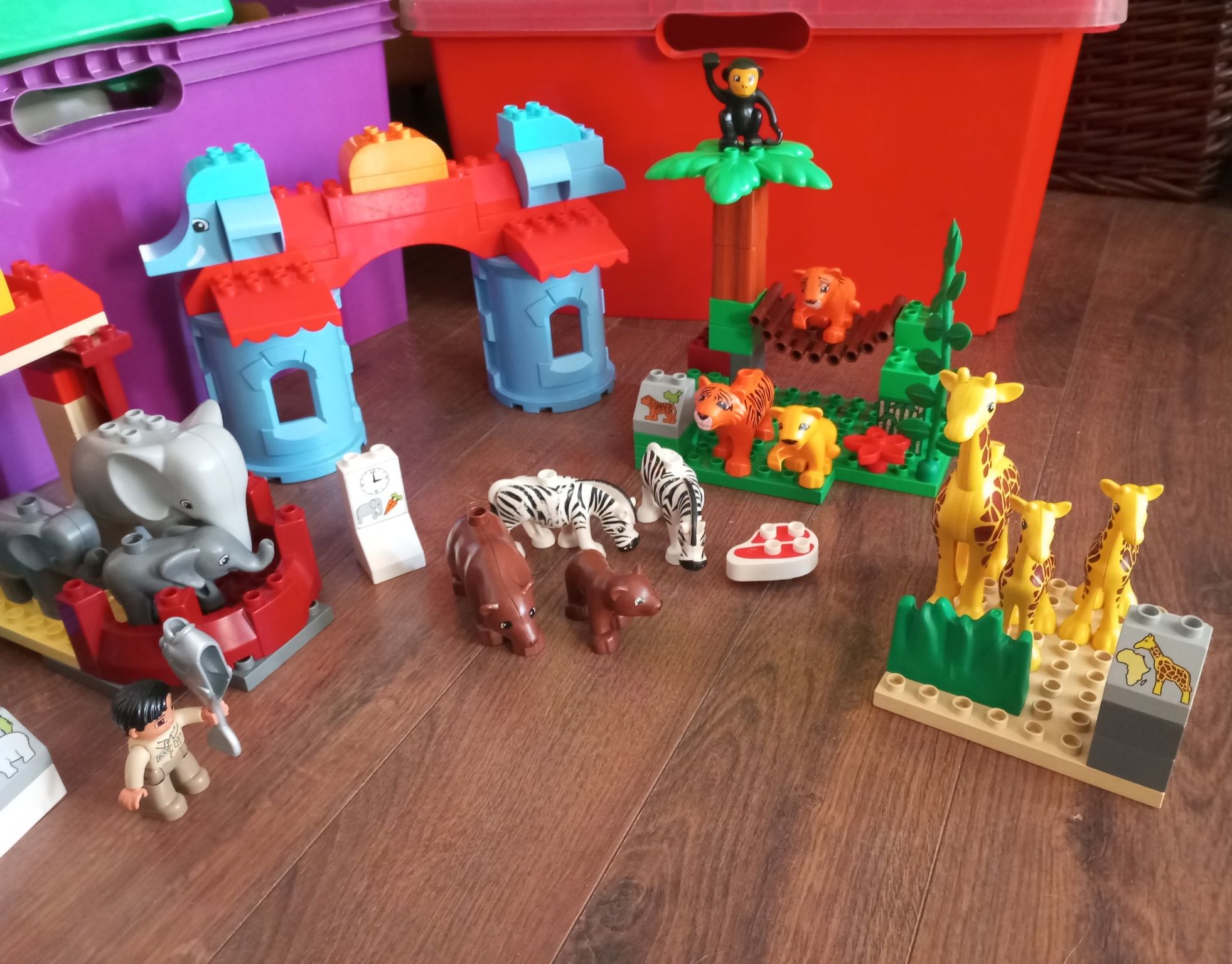 Mega zestaw Lego Duplo ZOO zwierzęta kilka zestawów