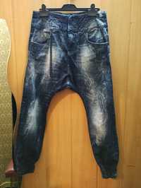 Spodnie baggy jeans M