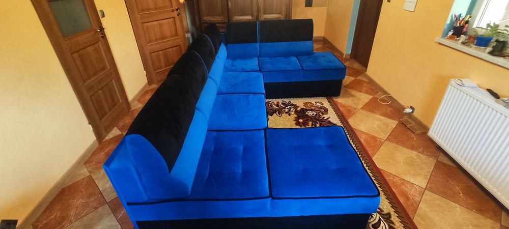 Narożnik z funkcją spania w kształcie U 290x202