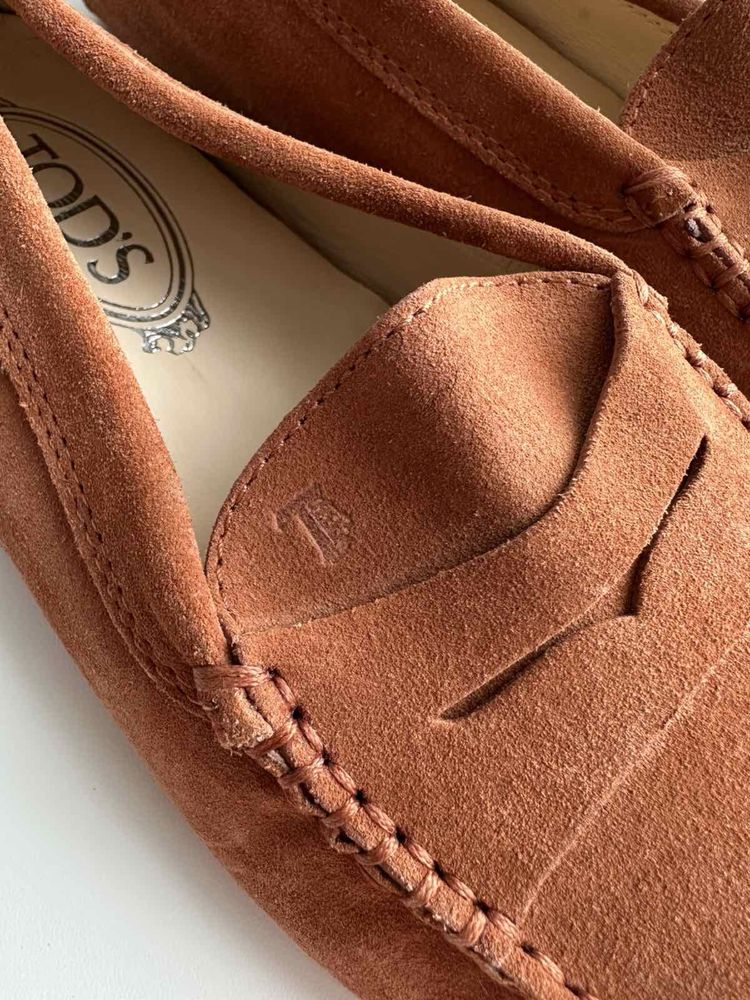 Фірмові замшеві італійські мокасини Tod’s!  Оригінал