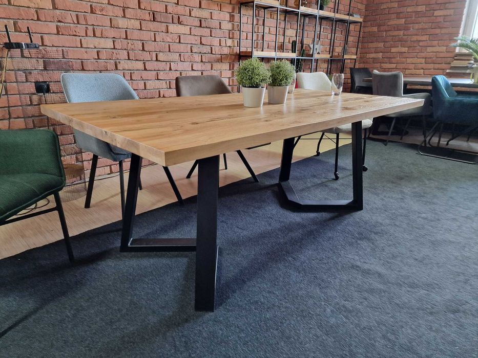 stół lity dąb 200x100 producent dostępny od ręki