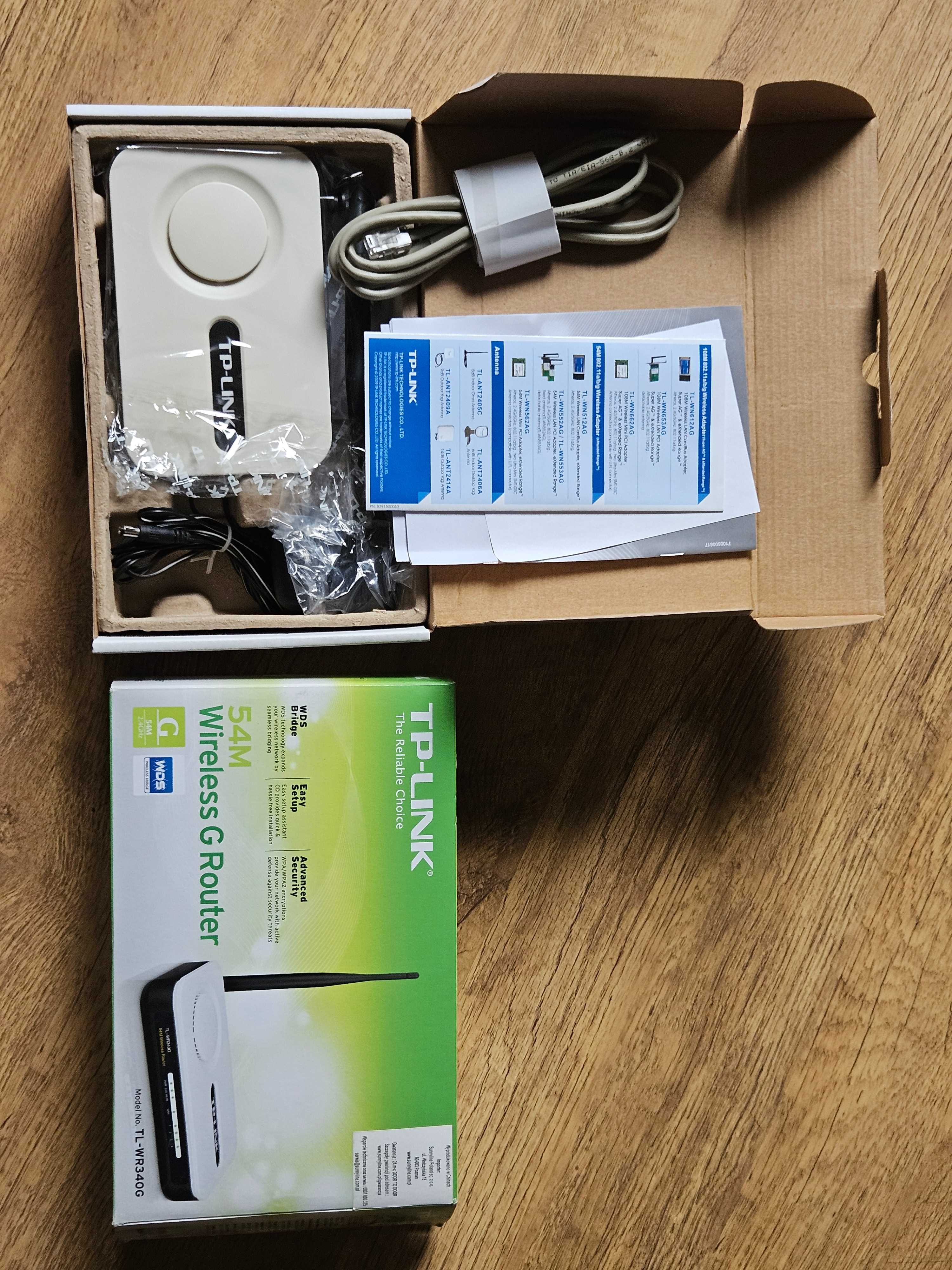 Tp-Link Router 450Mbps, 50Mbps, Repeater 300Mbps komplet