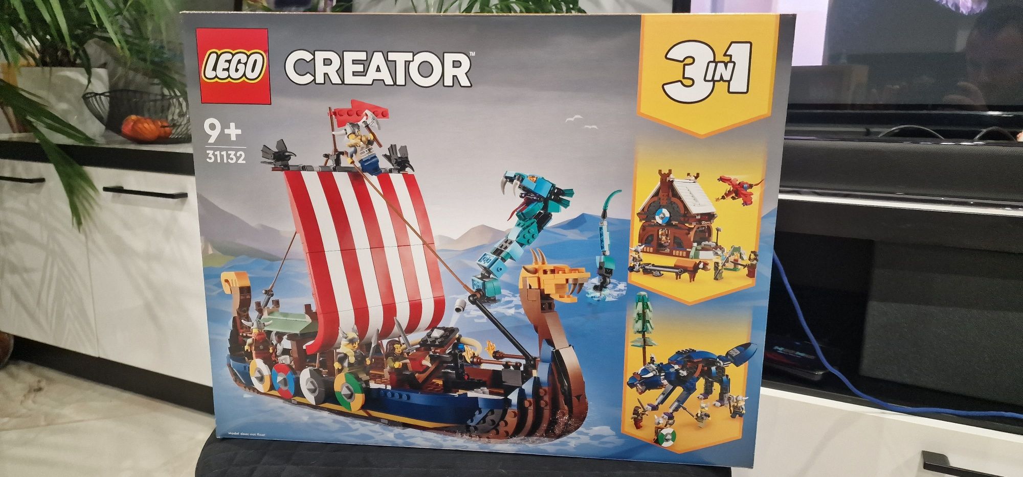 LEGO Creator 31132 Statek wikingów i wąż z Midgardu