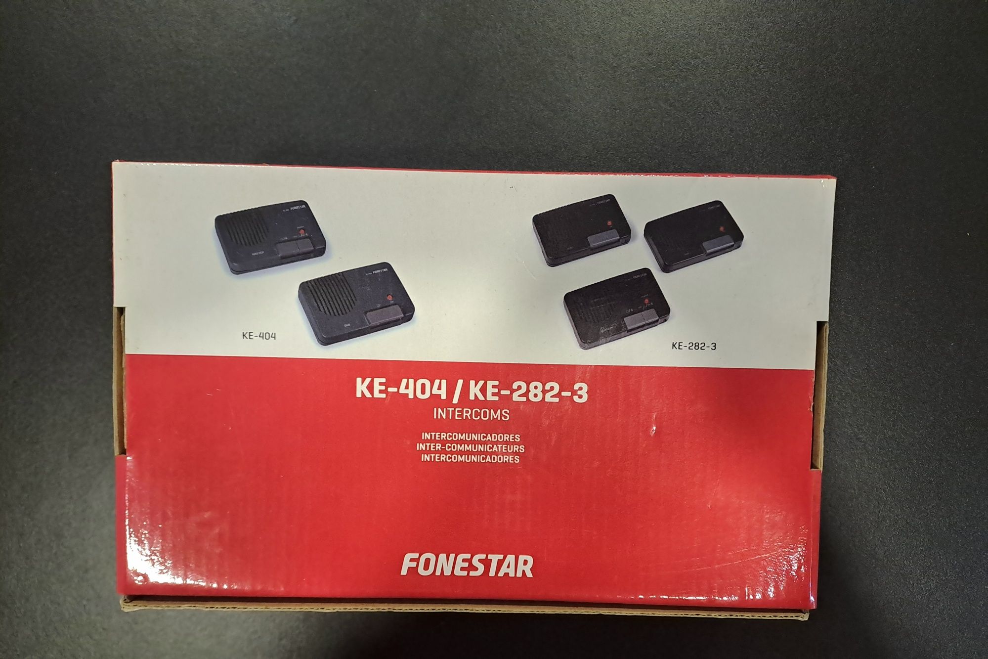 Intercomunicadores Fonestar KE-404 e KE-282-3E