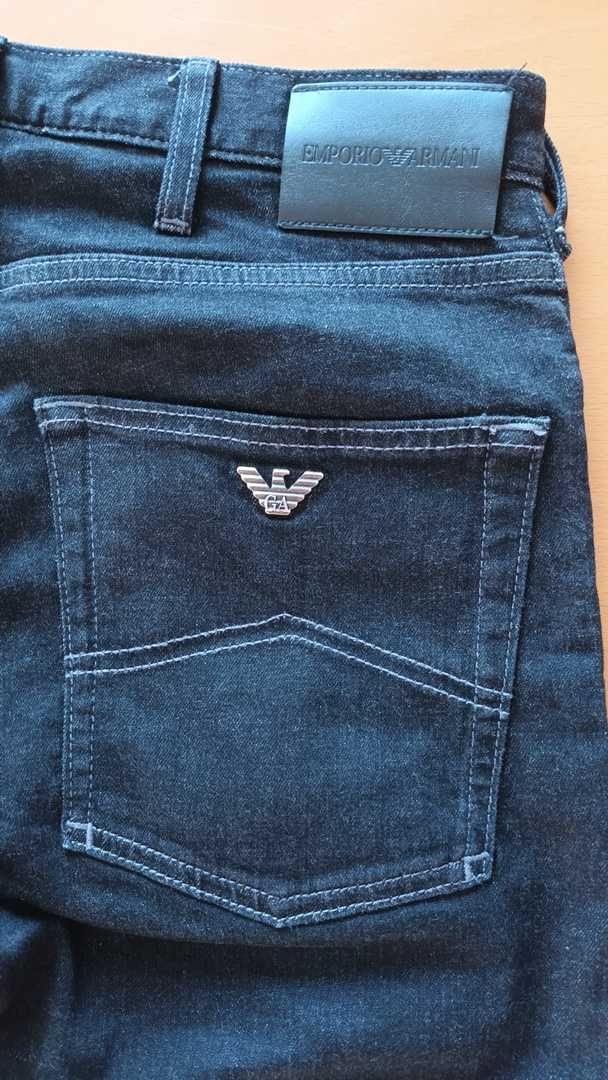 Emporio Armani jeansy czarne