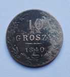 Moneta 10 groszy 1840