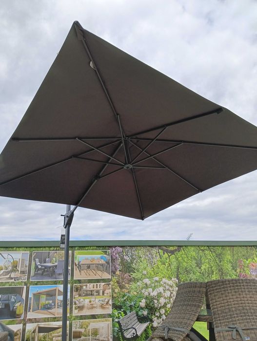 Parasol Ogrodowy Voyager T1 – 2,5 X 2,5m – Antracite EKSPOZYCJA