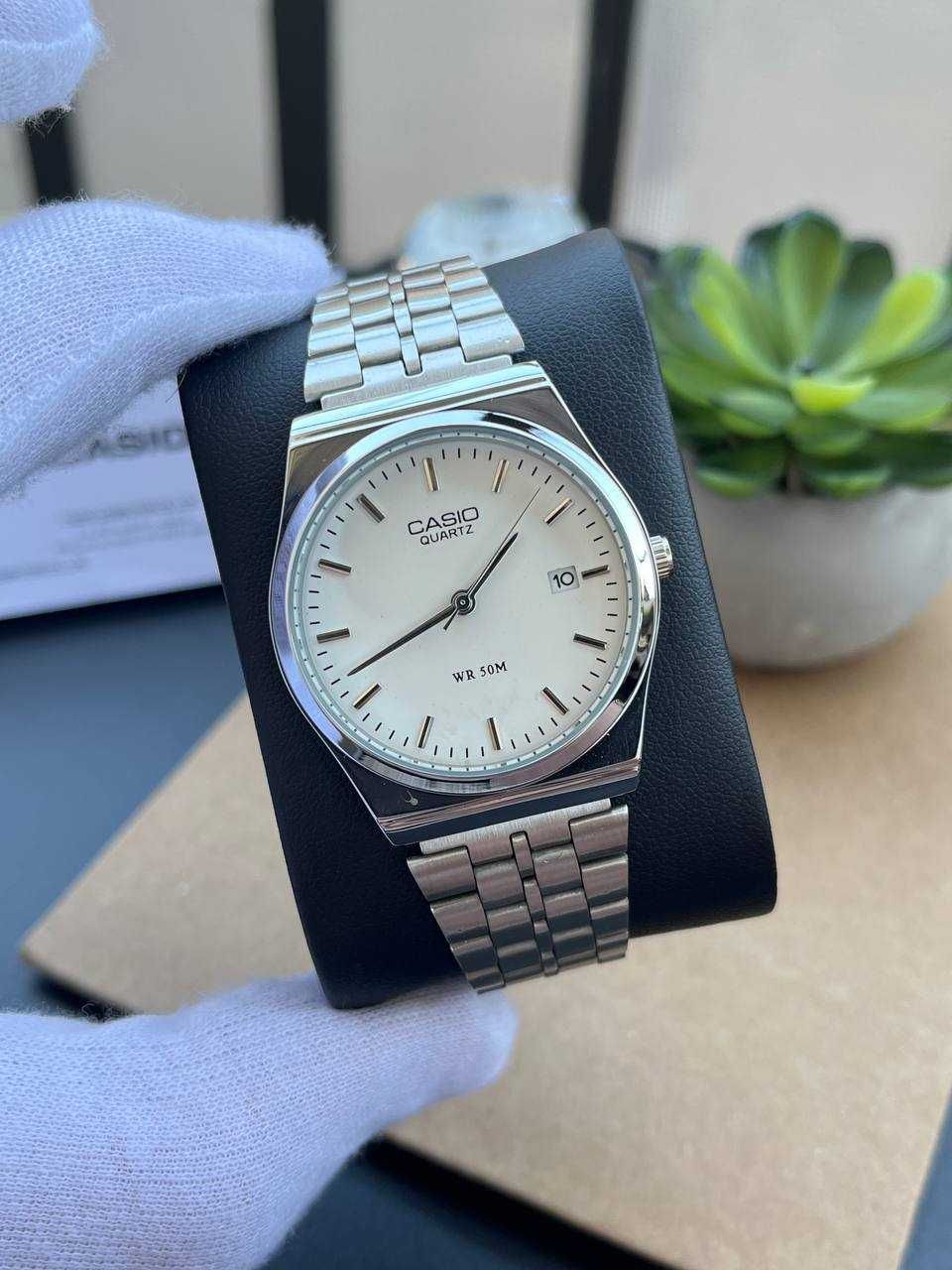 Годинник Casio MTP-VC01 White | Часы наручные MTP | Vintage A159 | AQ
