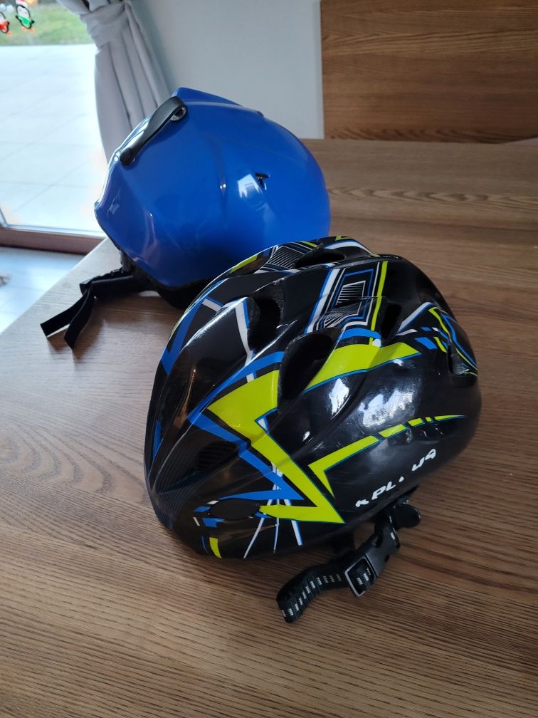 Kask rowerowy + kask narciarski gratis