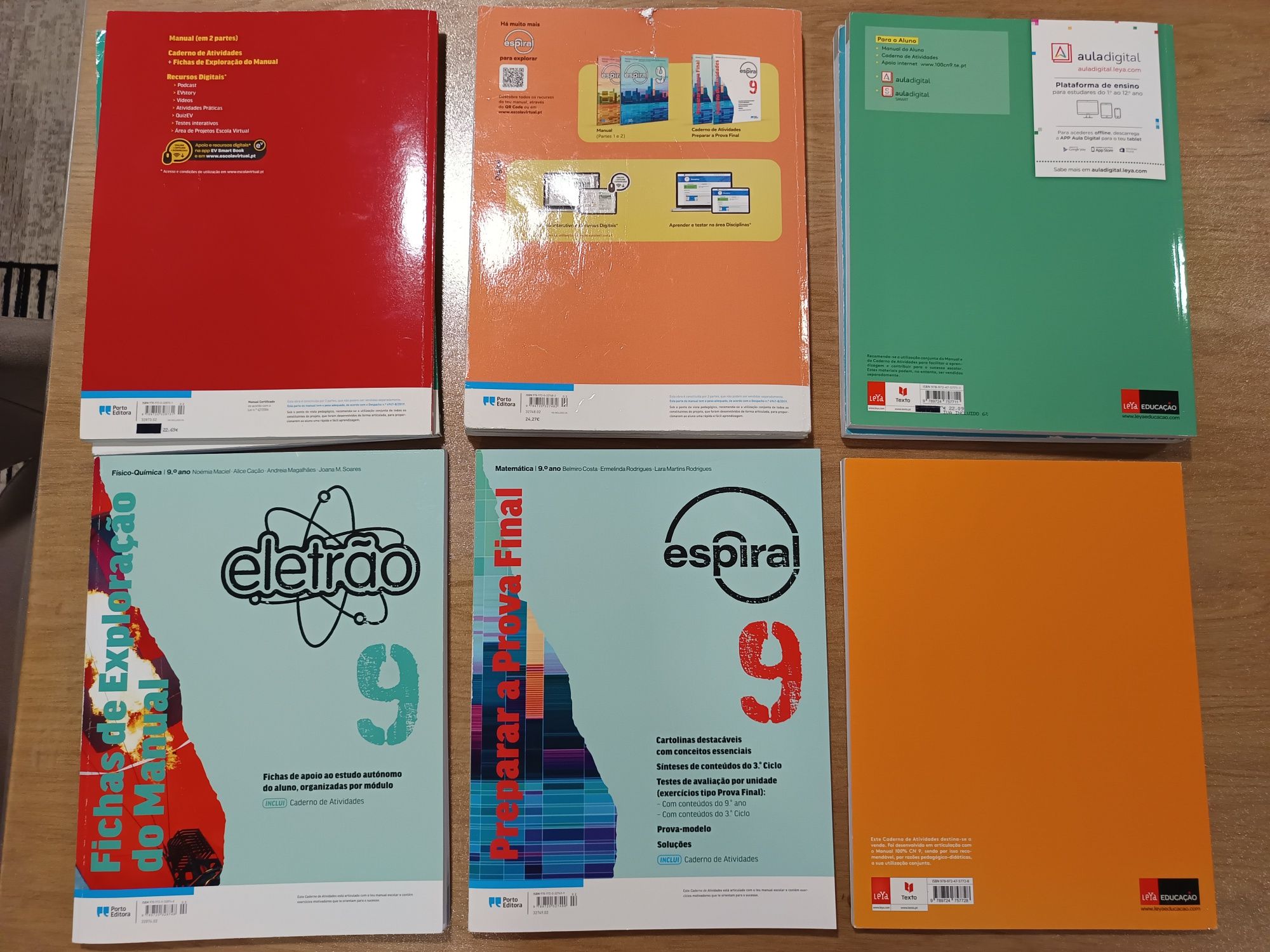 Livros escolares 9 ano