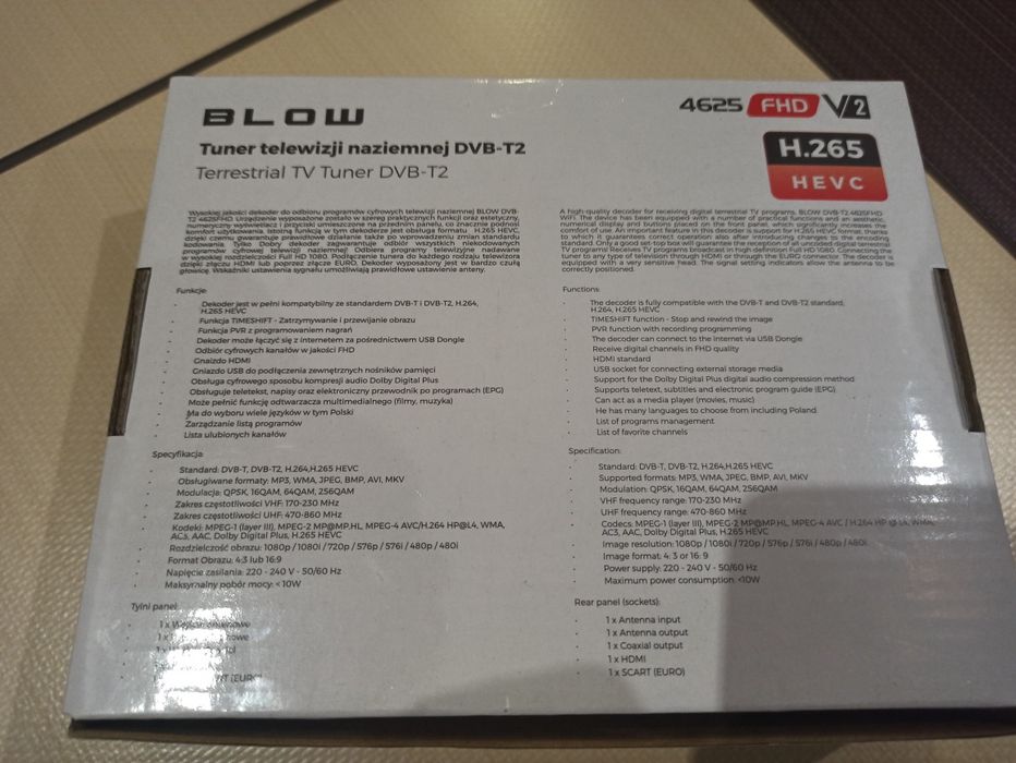 Tuner telewizji naziemnej DVB-T2