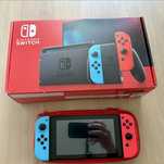 Konsola Nintendo Switch V2 jak nowa stan idealny zestaw