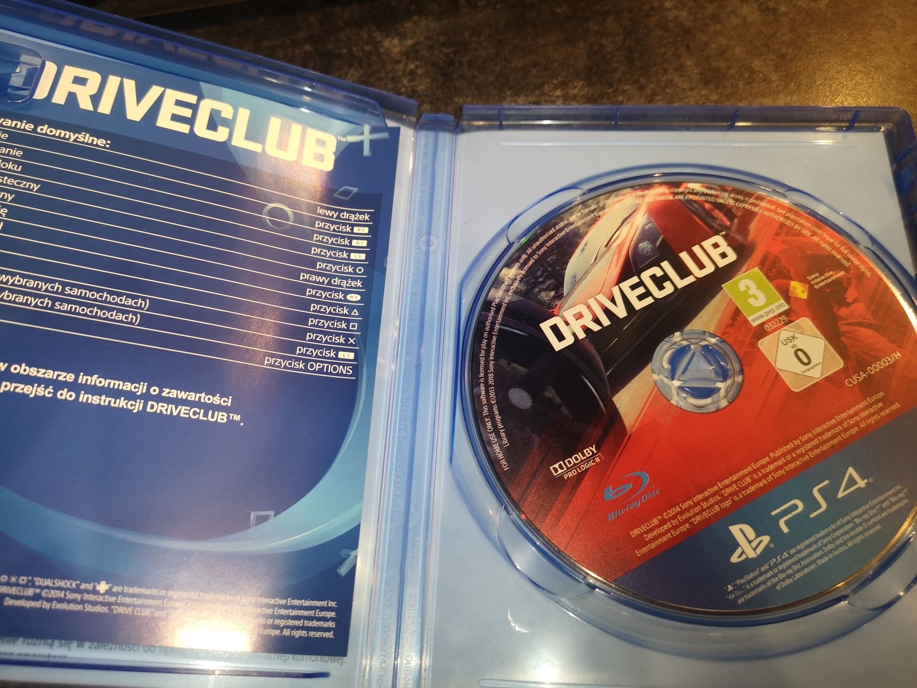 Driveclub PS4 PL --- możliwość zamiany SKLEP