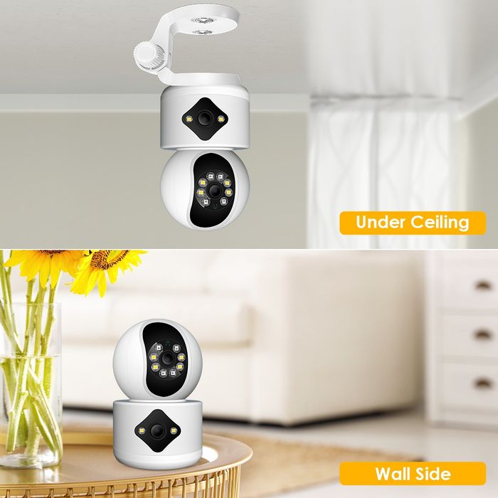 Камера відеоспостереження | Камера  PTZ 4MP | два объектива