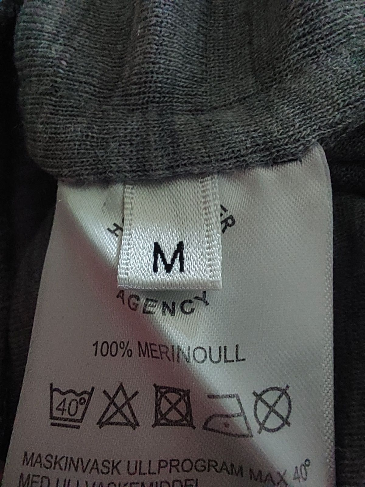 Męska koszulka termiczna z wełny merino Holzweiler rozmiar M/L