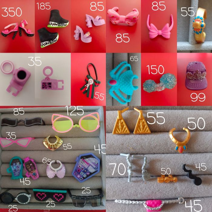 Аксесуари, одяг, взуття для monster high, rainbow high,ever after high