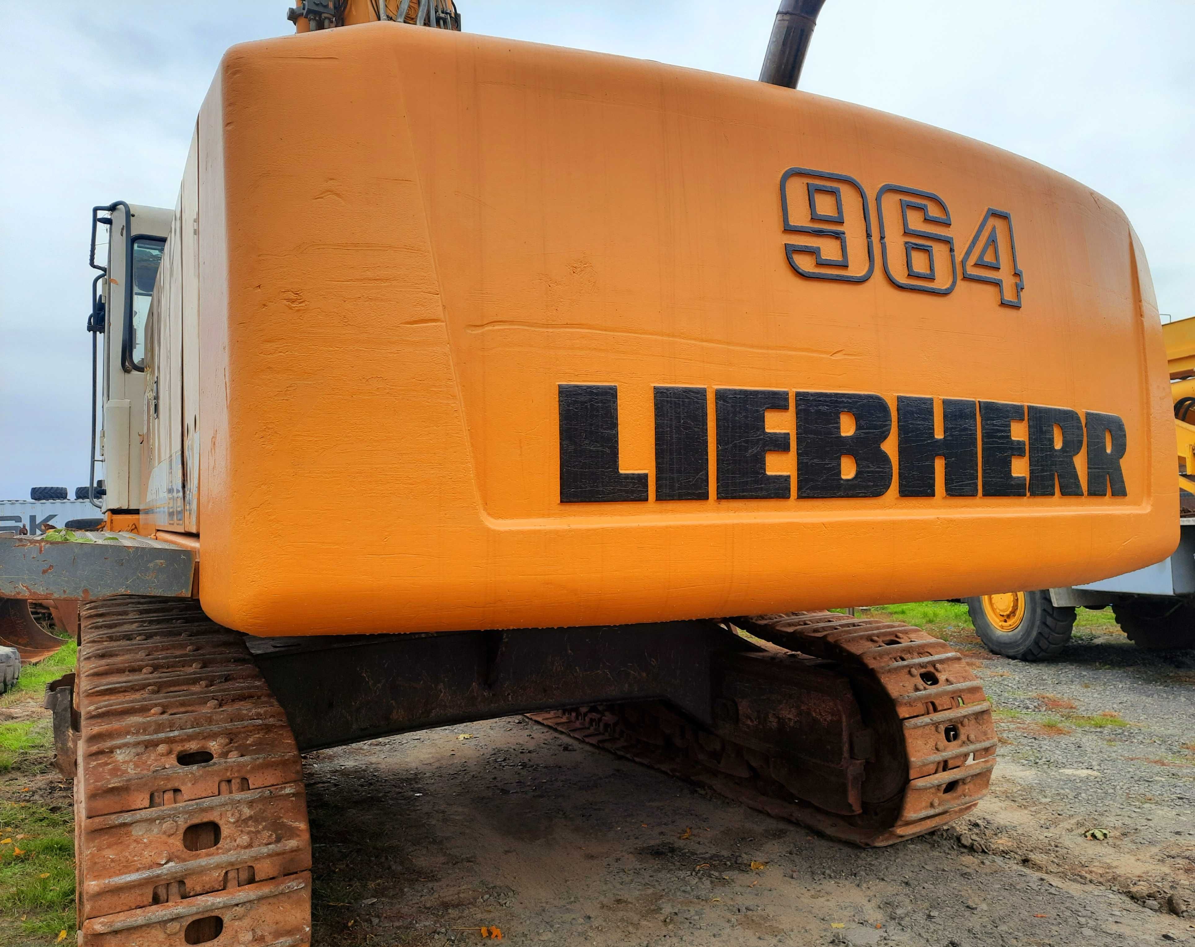 koparka Liebherr R 964c hd kompletne podwozie rolki gwiazdy gąsienice