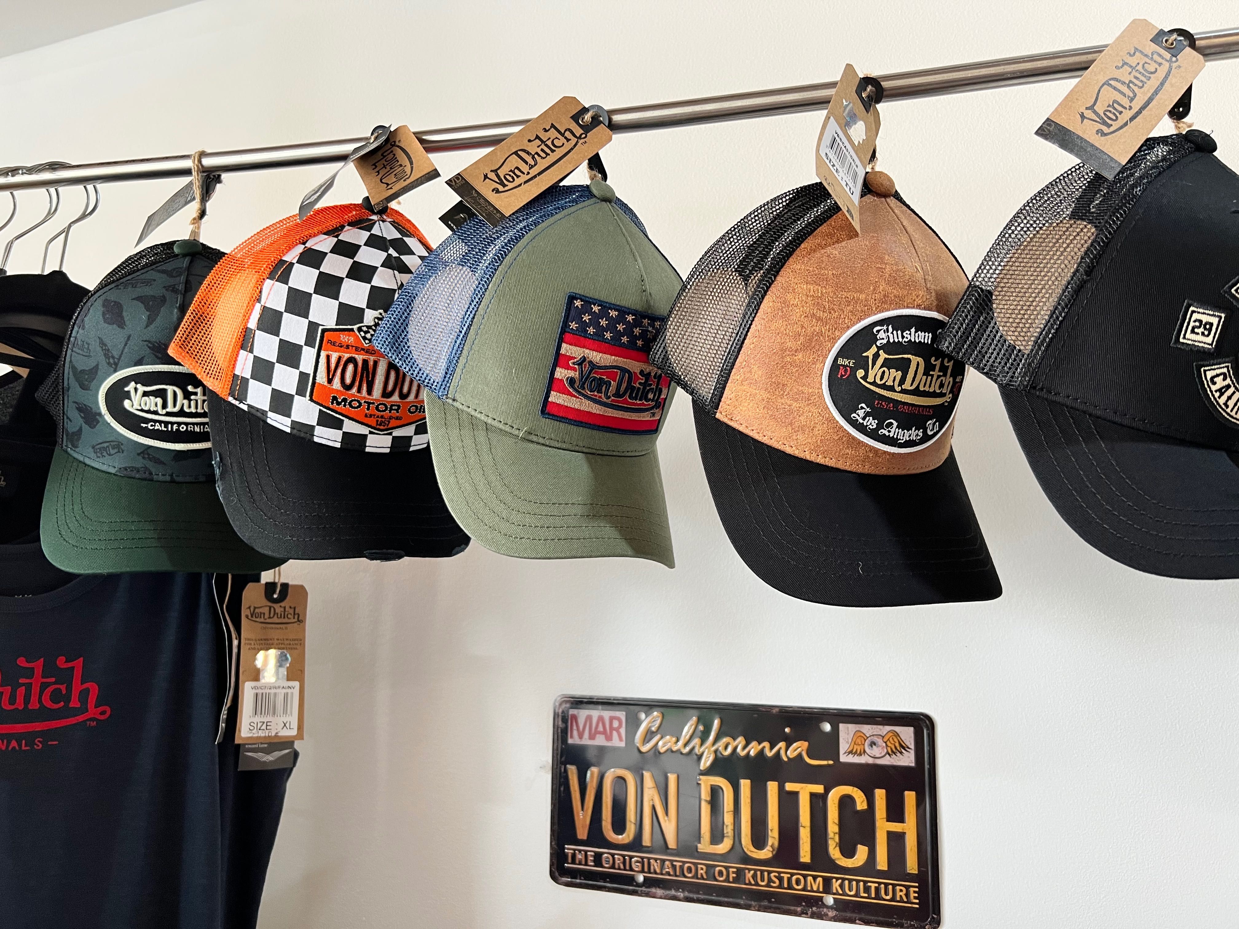 Von Dutch marca oficial, , t shirts, bonés caps ect...