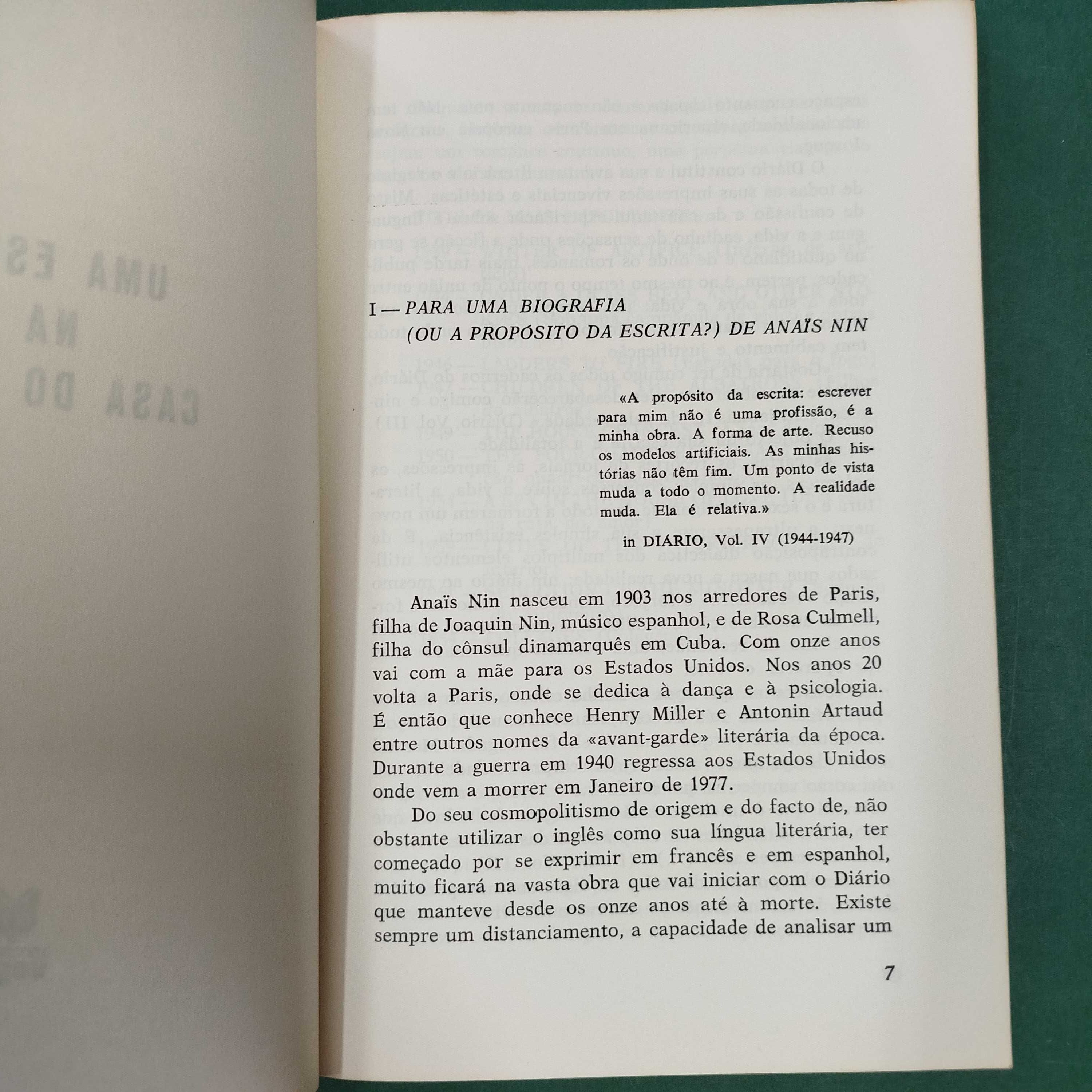 Uma Espia na Casa do Amor de Anais Nin