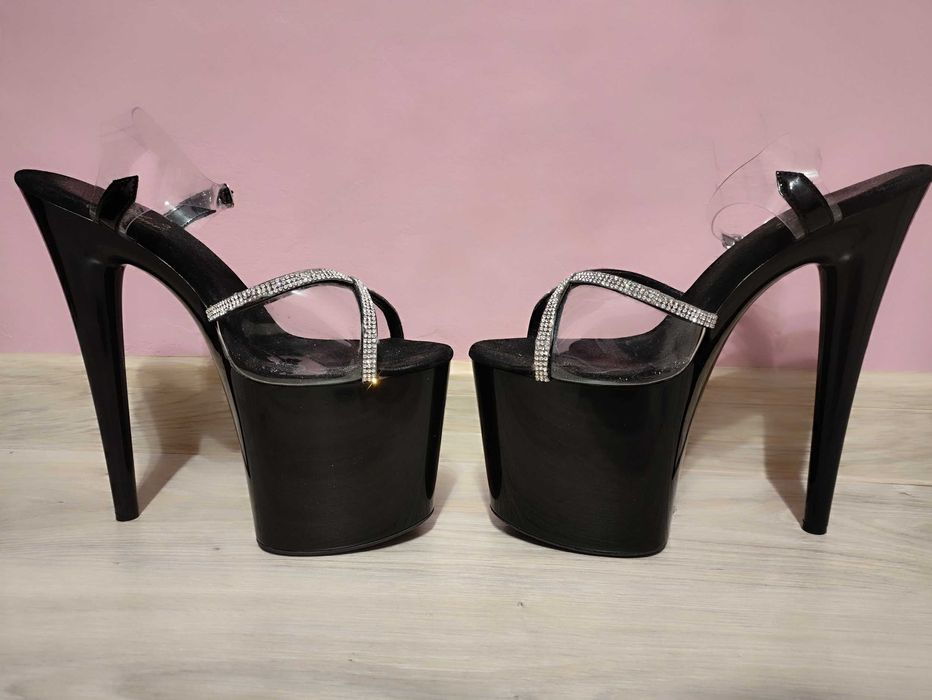 Wysokie szpilki erotyczne na platformie 8" r44