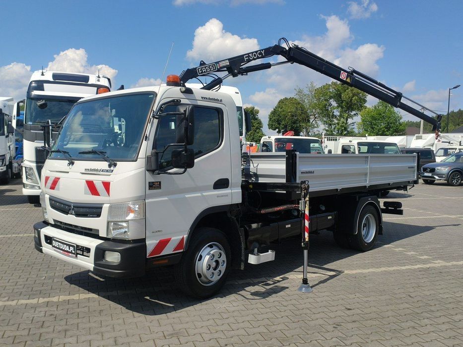 Mitsubishi Canter Fuso 9C18 3.0/180KM HDS FASSI F30 Wywrotka 3-stronna  Skrzynia Biegów Automat Klimatyzacja DMC- 8550kg UNIKAT Super Stan !!!