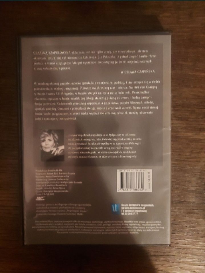 Ścigając pamięć Grażyna Szapołowska
