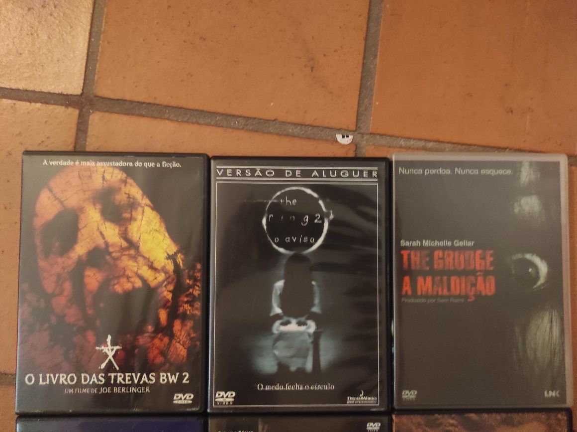 DVDs terror e não só