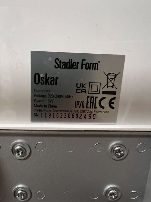 Nawilżacz powietrza OSKAR z Aromatyzerem Stadler Form