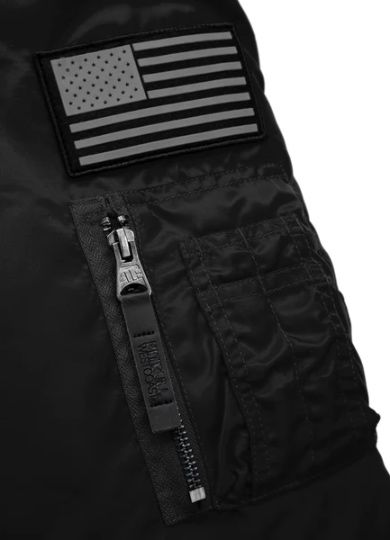 Куртка бомбер Pitbull Encino , чорна, олива