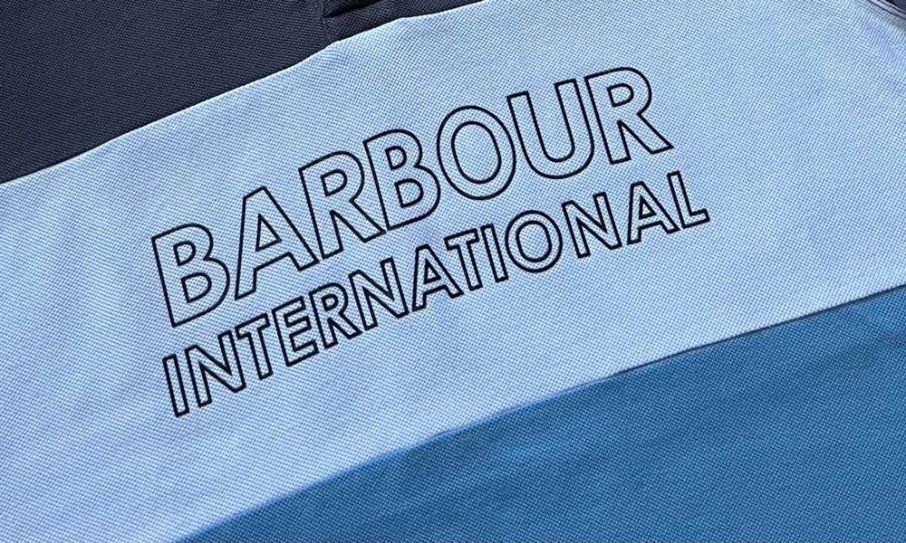 Поло Barbour international big logo