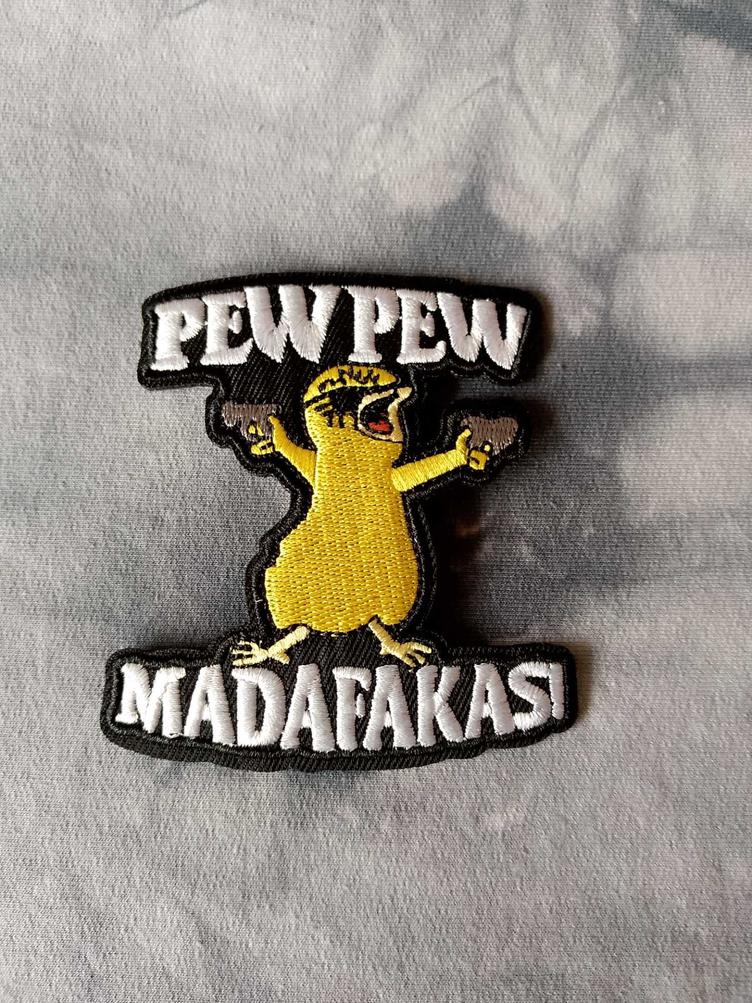 Termo naszywka pew pew madafakas