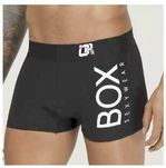 Sexy spodenki męskie "BOX" czarne M (luźniej) L (przylegająco), 2 szt.
