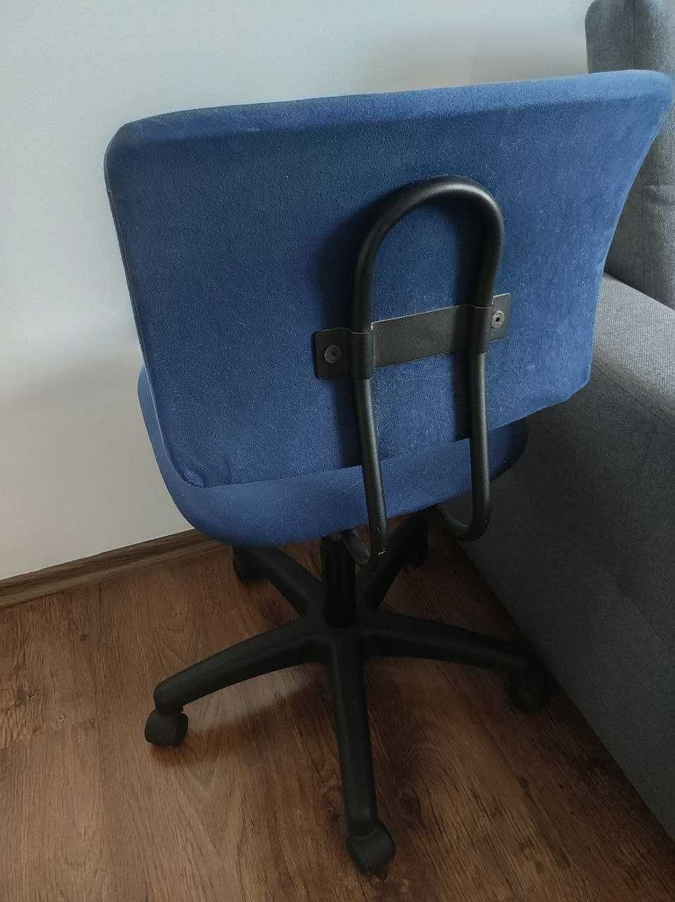 Fotel biurowy, krzesło biurowe (niebieskie i zielone) 2 szt.