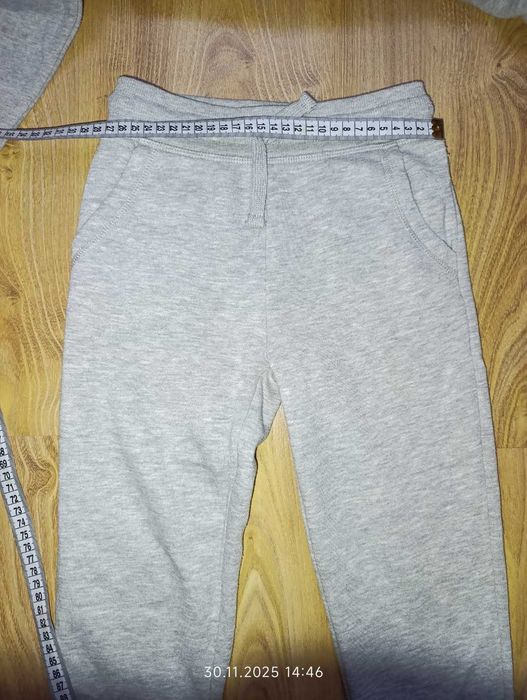 Мега-зручний сірий костюм Primark! Тонкий фліс, розмір 116 (5-6 років)