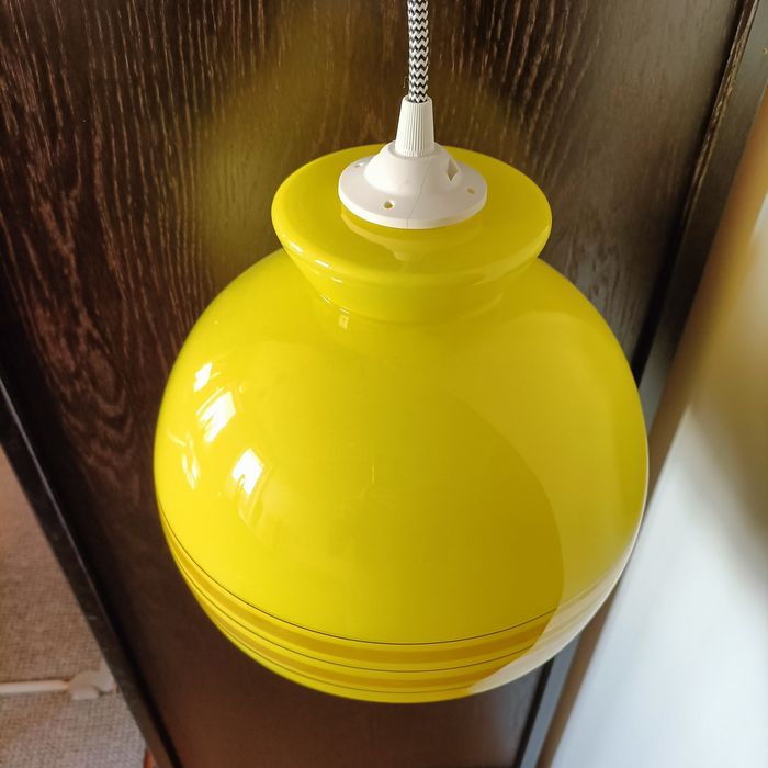 Stara lampa POLAM - PRL, vintage, retro, loft, new look, space age