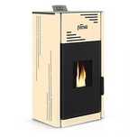 PIEC NA PELLET Ferroli BRETA PELLET PRO 8kW płaszcz wodny termokominek