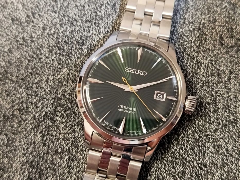 б.в. чит. опис. Seiko Presage SRPE15 механіка Made in Japan годинник