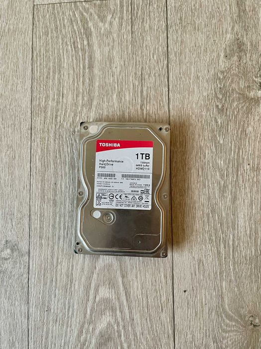 Hdd 1tb Toshiba жорсткий диск вінчестер