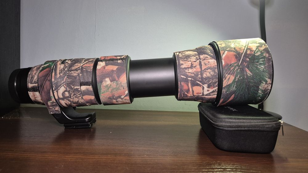 Obiektyw SIGMA 150-600 C F 5/6.3 DG OS HSM do Canona+adapter ef-R(rf)